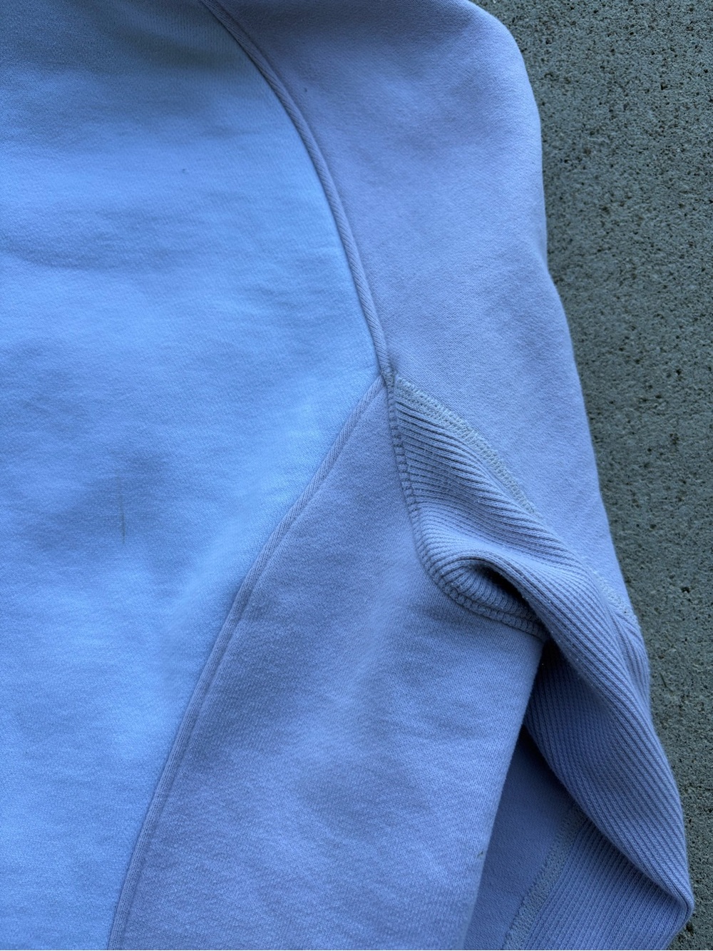 Lululemon Scuba Full Zip Hoodie Womens S/M White Pink Zipper Cotton - Picture 7 of 7